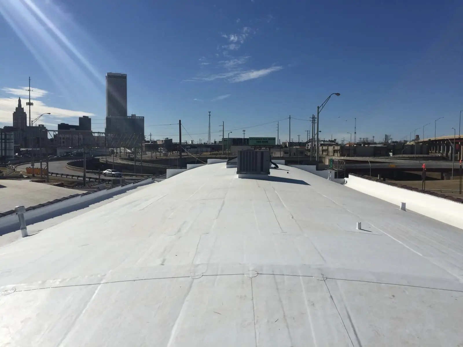 Rooftop of SKH Properties in downtown Tulsa